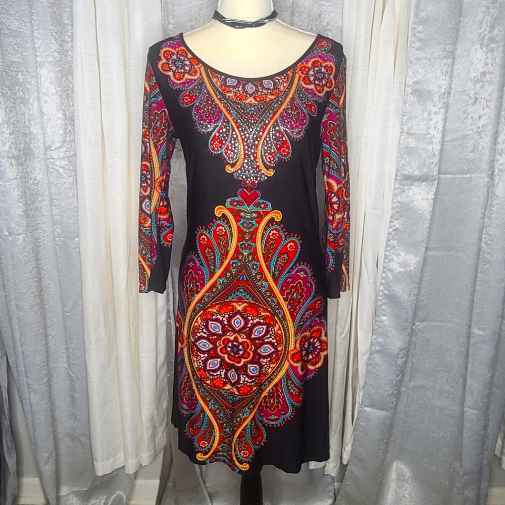White Mark Coutore Collection dress size L
